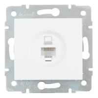 Розетка RJ45 Lezard Karina белый
