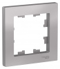 Рамка однопостовая Schneider Electric Atlas Design алюминий